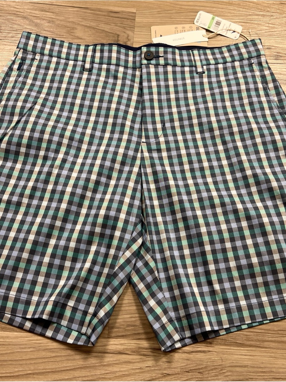 Tommy Bahama Barbados Pro Clubhouse Check 9” Shorts Mens Size 34 NWT $118